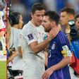 Messi and Lewandowski clash during Argentina vs  in Qatar 2022 World Cup || Image credit: Imago