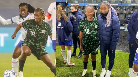 Princess Adoo Yina: 19-year-old star celebrates 1st Super Falcons appearance against France