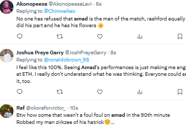 See what Manchester United fans are saying about Ruben Amorim and Amad Diallo after 4-0 thrashing of Everton