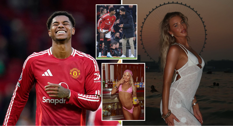 Get him a new girlfriend every season — Fans BEG Amorim over Rashford’s new lover after bagging brace in Everton win