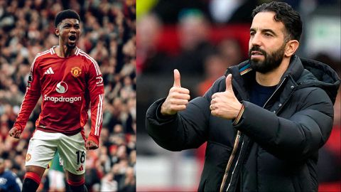 Turned Amad into a beast - Manchester United fans thank Amorim after 4-0 thrashing of Everton