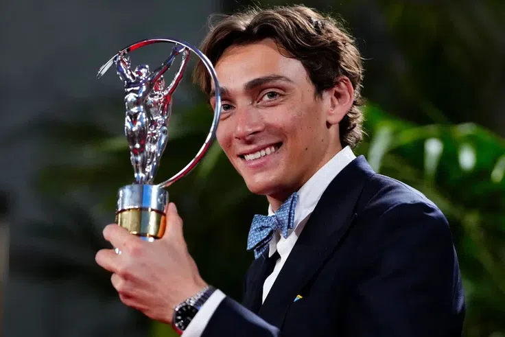 Mondo Duplantis Reacts After Completing Award Double with World Athlete of the Year Title