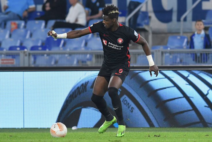 Midtjylland player Sory Kaba during the match Lazio-Midtjylland at the Stadio Olimpico. Rome (Italy) October 27th, 2022 Rome Italy