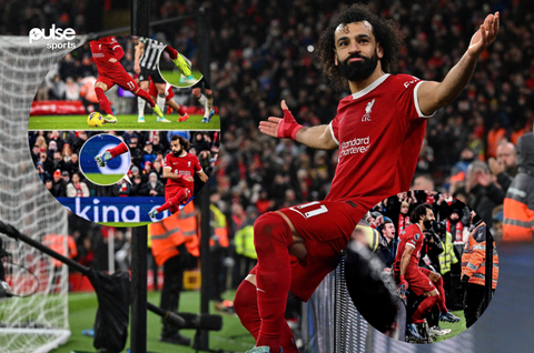 Lucky charm: How Mo Salah's CHANGE OF BOOTS at half-time helped him score a brace against Newcastle