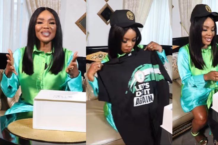 NFF recruits Nollywood star Iyabo Ojo for new Super Eagles jersey ahead of the AFCON.