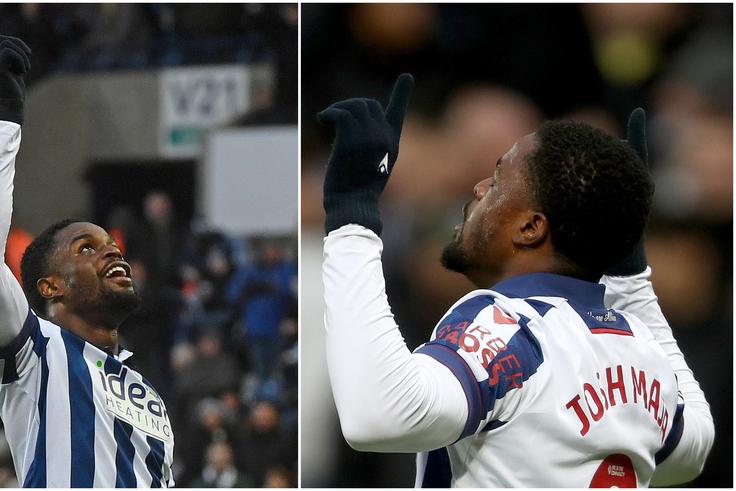 Super Eagles star Josh Maja celebrates one of his goals.