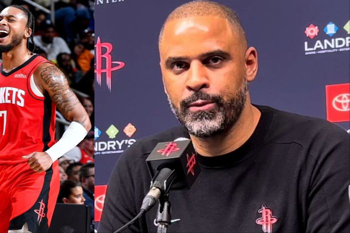 Nigerian coach Ime Udoka praises the Houston Rockets win against the Dallas Mavericks on New Year's Day.