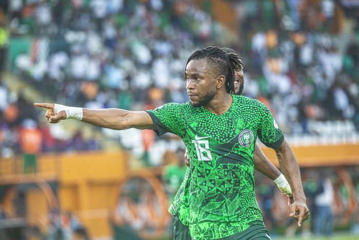Ademola Lookman scored the winning goal as the Super Eagles knocked out Angola to reach the AFCON 2023 semifinal.l || Imago