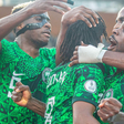 Nigerian players celebrating Ademola Lookman's goal against Angola || Image credit: Imago