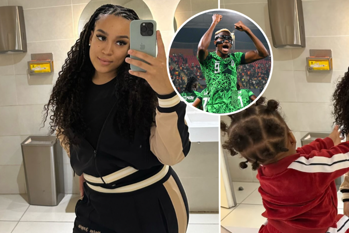 Victor Osimhen girlfriend AFCON 2023