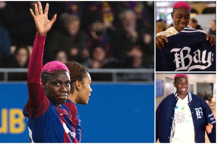 Asisat Oshoala leaves Barcelona for Bay FC.