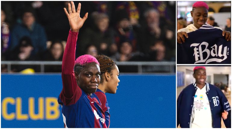 Asisat Oshoala leaves Barcelona for Bay FC.