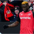 Comrade Boniface returns to action for Bayer Leverkusen.