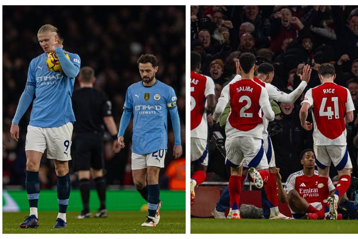 Arsenal tears Man City to shreds to keep chase alive