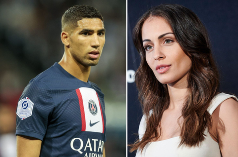 Achraf Hakimi's wife Hiba Abouk deletes photos with PSG star on social media amid rape allegations