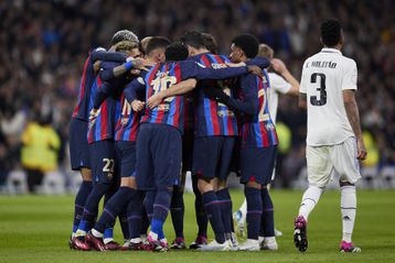 Barcelona hold advantage with first leg Bernabeu victory