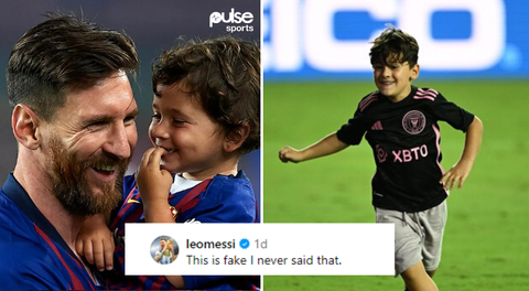 Messi Slams 'Fake News' Being Shared About His Son Mateo