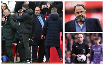 No gree for anybody - Awoniyi's club owner chases EPL referee down the tunnel after Liverpool's last-minute win