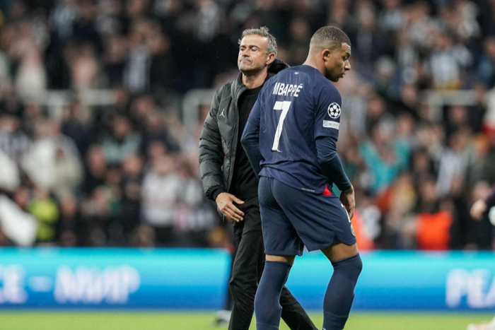 A rift is developing between Kylian Mbappe and Luis Enrique || Image credit: Imago