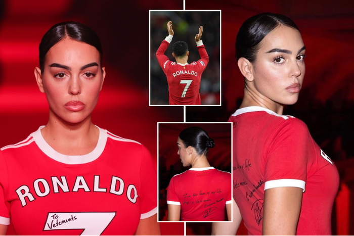 Georgina Rodriguez tribute to Cristiano Ronaldo with her outfit at the 2024 Paris Fashion Week.