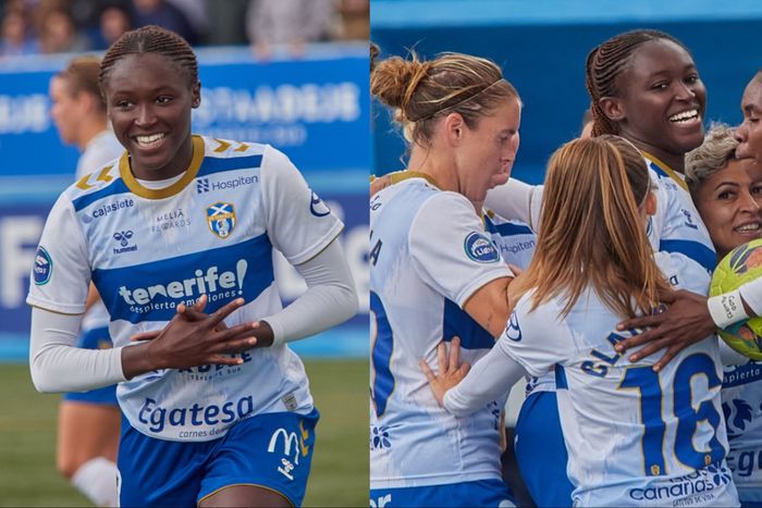 Super Falcons star Rinsola Babajide was again the hero for Tenerife in a 1-1 draw against Badalona.