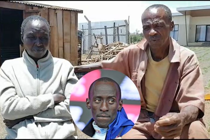Kelvin Kiptum's parents