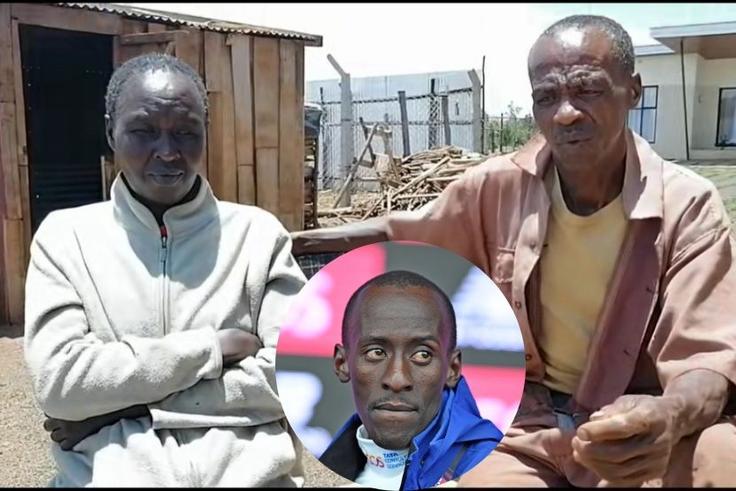 Kelvin Kiptum's parents