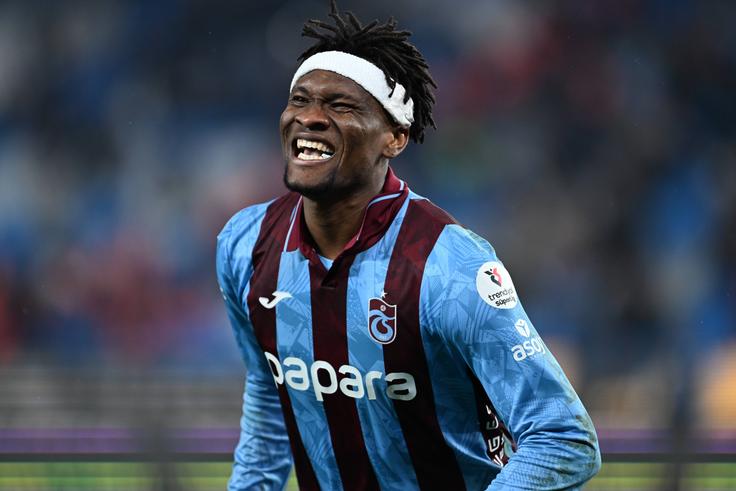 Nwaiwu celebrates his goal for Trazbonspor || Imago