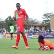 Gogo boys striker waiting Sofapaka goalkeeper to release the ball