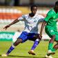 John Nyawir (right) of Gor Mahia Brian Aruda (left) of Kibera Soccer Academy