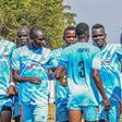 Kisumu All-Stars players during National Super League match.