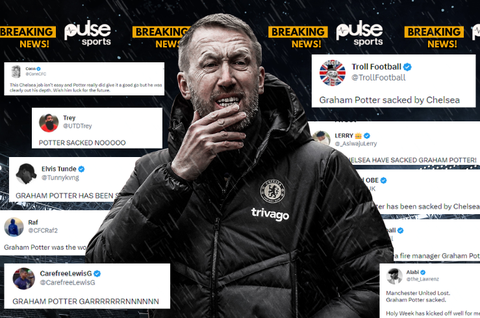 Reactions as Blues fans brand Graham Potter 'Worst manager in Chelsea history' following sack
