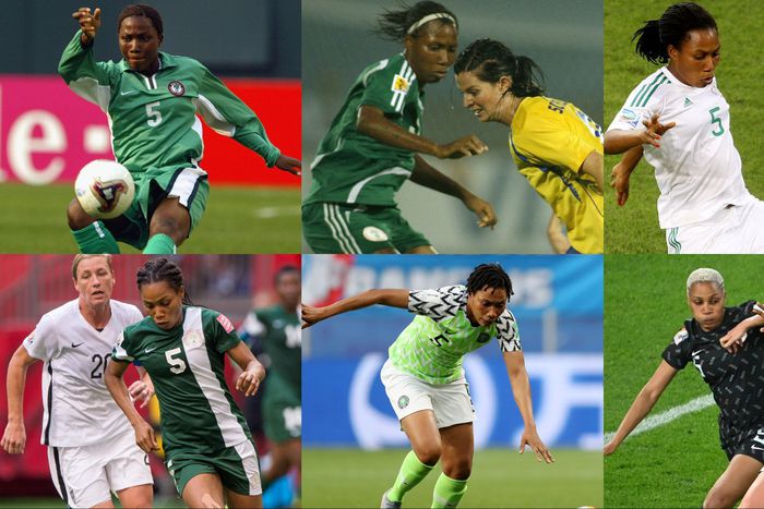 FIFA celebrates Super Falcons legend Onome Ebi with World Cup pictures.