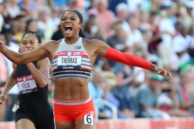 How Gabby Thomas plans to pip 200m Olympic gold from Shericka Jackson