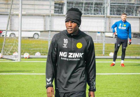 A debut to forget for Rogers Mugisha at Horsens in Denmark