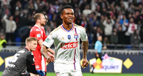Super Eagles hopeful Gift Orban scores three minutes after coming on to seal Lyon’s Coupe de France final place