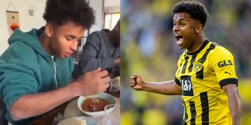 [Video]: Borussia Dortmund reveal how Fufu helps Kareem Adeyemi to score goals