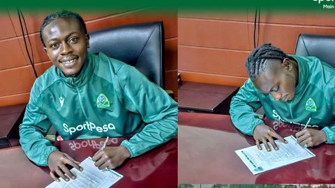 Gor Mahia confirm signing of exciting left-back after luring him from rivals Tusker FC