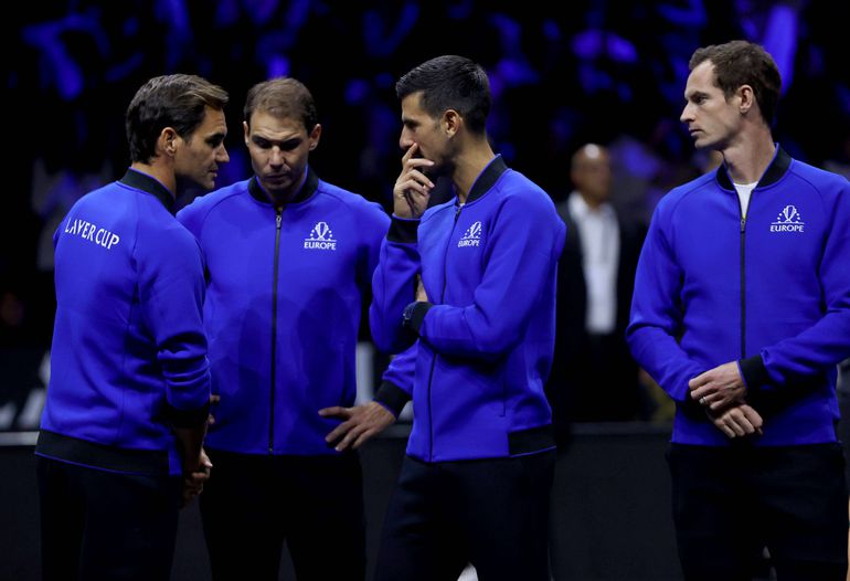 The Big Four: Roger Federer, Rafael Nadal, Novak Djokovic and Andy Murray