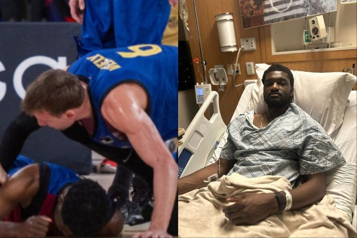 Barcelona announces that Nigerian star Chimezie Metu has surgery after injury to his knee.