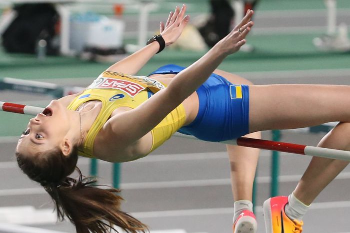 Yaroslava MAHUCHIKH of Ukraine during the European Athletics Indoor Championships 2023 on March 5, 2023.