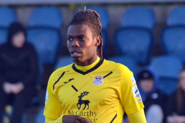 Cobh Ramblers midfielder Wilson Waweru at a past match.