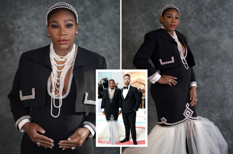 Serena Williams announces second pregnancy with husband at Met Gala