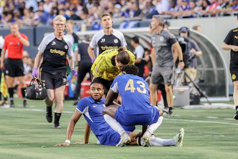 Christopher Nkunku sustained a knee injury in Chelsea's preseason match with Borussia Dortmund in August 2023