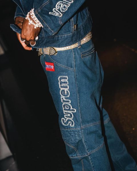 Super Eagles of Nigeria star Victor Osimhen rocks Nigeria-themed diamond pendant and ring.