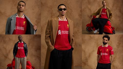 Liverpool: Salah, Van Dijk model new 2024/25 season jerseys