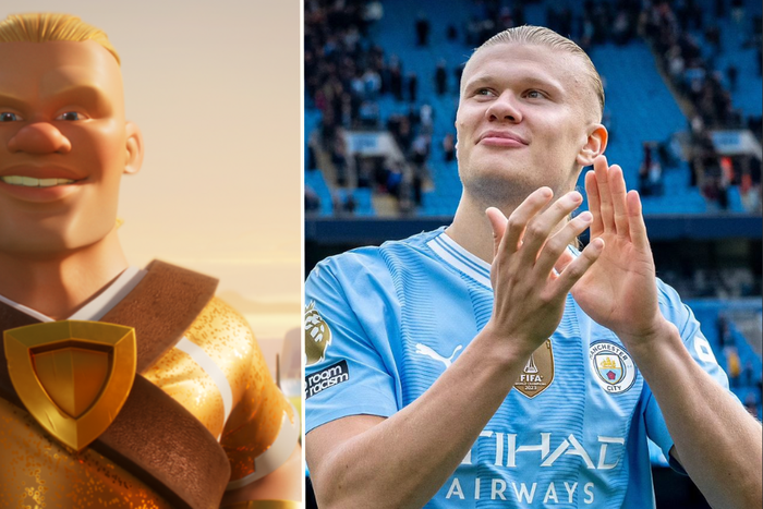 Erling Haaland has been added to Clash of Clans as a playable character