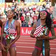 Melissa Jefferson-Wooden on How Training With Sha’Carri Richardson Has Made Her Dominate Gabby Thomas And Co at Miami Grand Slam Track