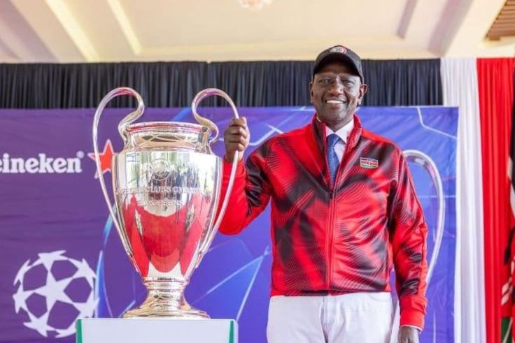 William Ruto's Blessing: Kenyan President Backs Arsenal to Win First Champions League Title
