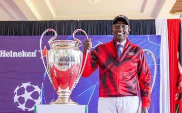 William Ruto's Blessing: Kenyan President Backs Arsenal to Win First Champions League Title